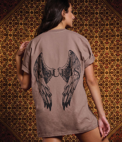 CINDER WING LOGO PRINT TSHIRT